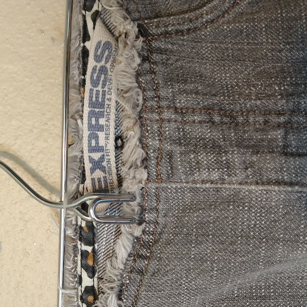 Express Y2K Denim Jacket and Skirt Set - Picture 6 of 10